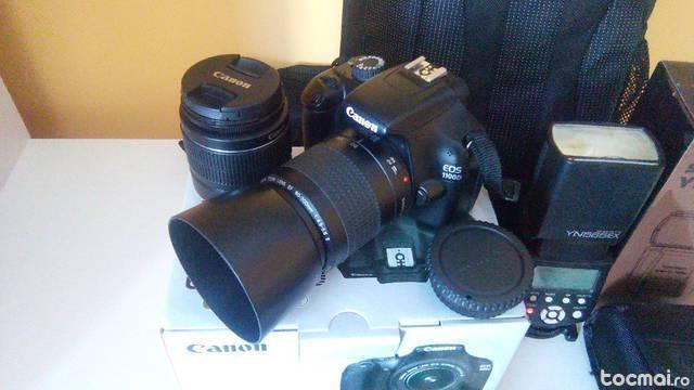 Canon 1100d+blitz yn 565ex ettl+ accesori