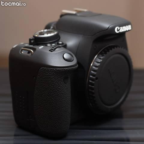 Canon 600D kit 18- 55mm (impecabile)