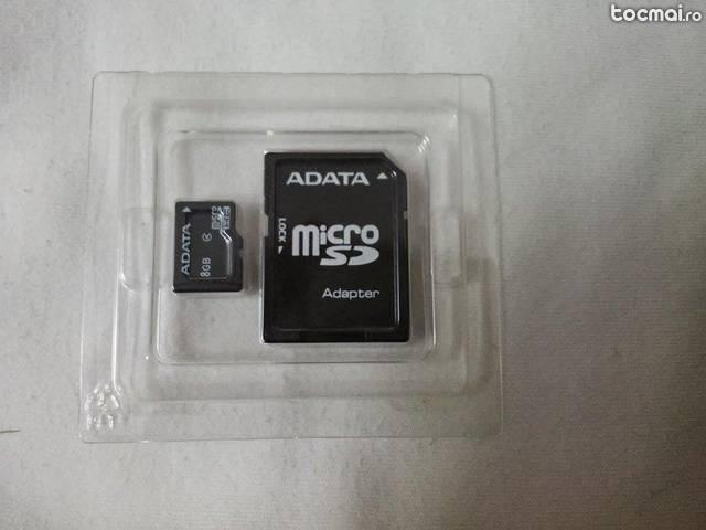 CARD micro SD 8 GB nou