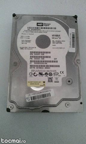 Hard disc 160 Gb SATA2 / 7200 Rpm / Testat HD sentinel