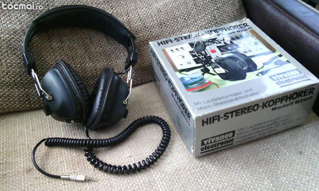 Headphones, casti vintage Vivanco Hi- Fi 8260.