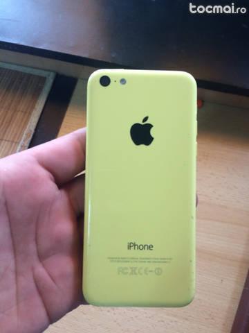 iPhone 5c, geam crapat, icloud, 150 fix