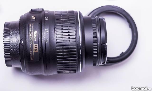 Obiectiv Nikon AF- S DX NIKKOR 18- 55mm f/ 3- 5- 5- 6G VR