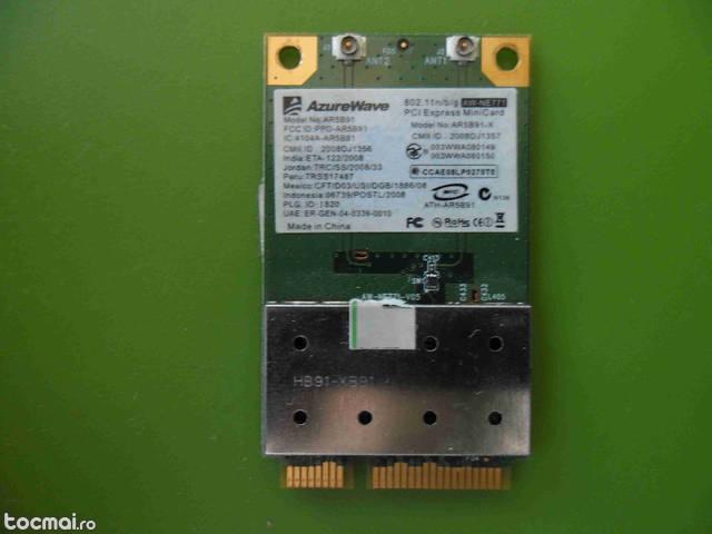 Placa de retea Wireless mini PCIe AzureWave AW- NE771