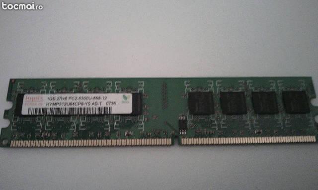 Ram 1 Gb DDR2 / 667 mhz / Hynix / PC2- 5300/ testat