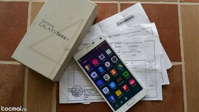 Samsung Galaxy Note 4 factura garantie 10/ 10 full box