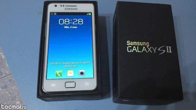 Samsung Galaxy S2 Alb , impecabil , box
