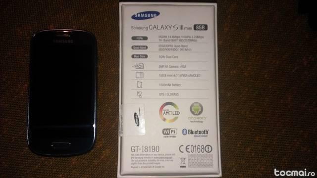 Samsung galaxy s3 mini blue