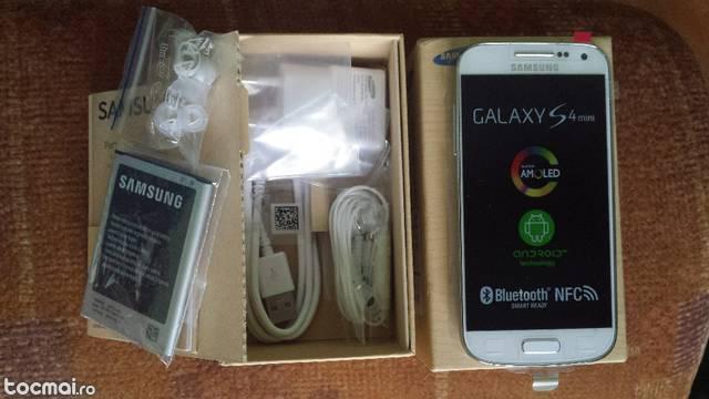 Samsung Galaxy S4 mini white 4G nou liber de retea