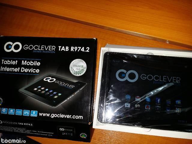 Tableta goclever r974. 2, gen ipad/ galaxy tab3, bonus husa
