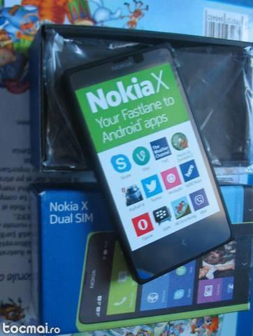 Telefon Nokia x dual sim black, nou