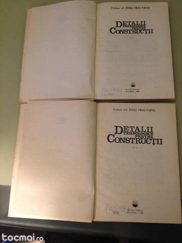 Arhitect Papae Detalii in constructii Vol 1+Vol 2 1985 1986