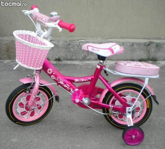 bicicleta fetite roz 2- 5 ani