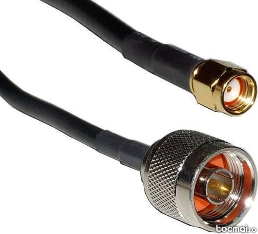 Cablu wireless Pigtail RSMA/ N- male, LMR- 240, 2 m
