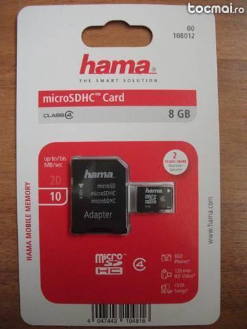Card Hama microSDHC 8GB