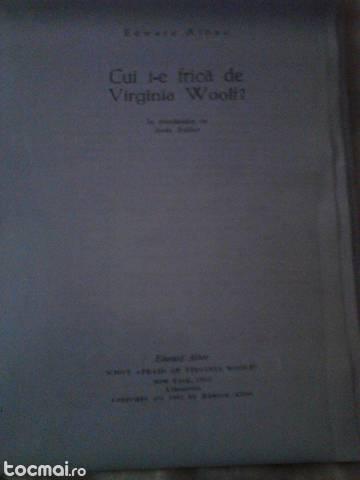 Carte cui i- e frica de Virginia Woolf