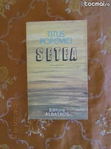 Cartea Setea deTitus Popovici