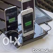 Dual dock micro usb si Ipod Iphone 3G, 3GS, 4, 4S