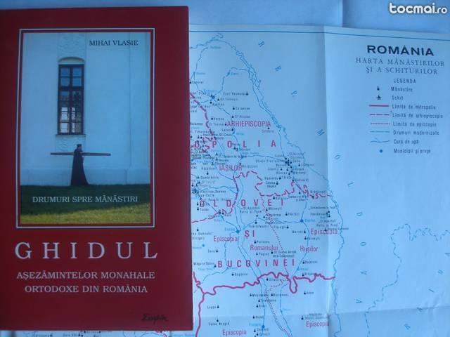 Ghidul asezarilor monahale din Romania (carte si harta)