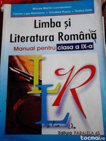 manual romana clasa a IX- a