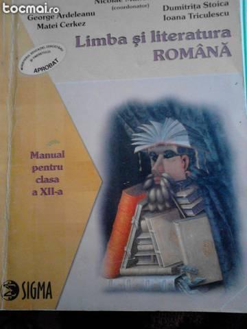 manual romana clasa a XII- a