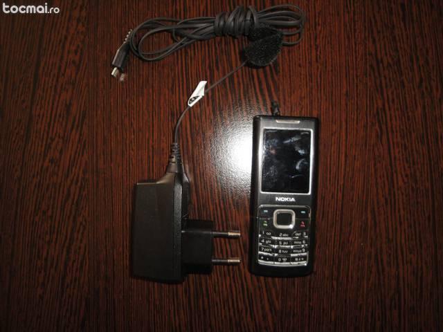 Nokia 6500 classic black + incarcator + casti + cablu date