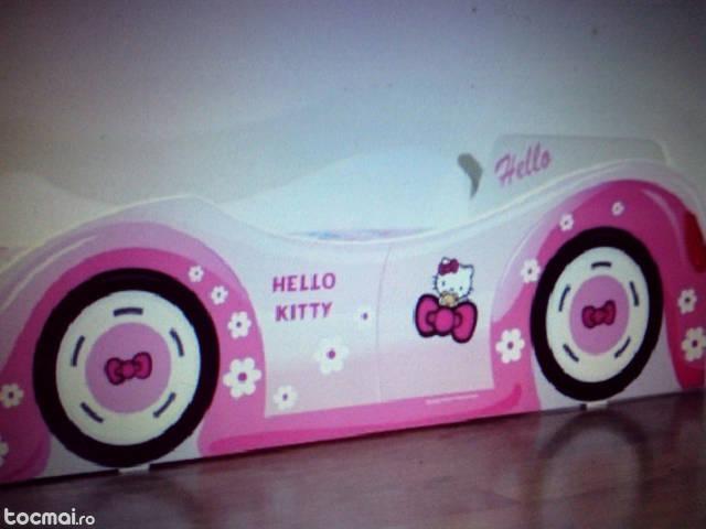 Pat Hello Kitty Pat pentru fetite - nopti cu vise magice!