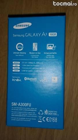 Samsung GALAXY A3, gold, SM- A300F, nou sigilat.