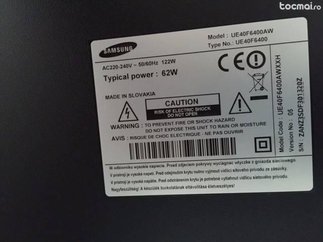 Samsung led smart 3d ue40f6400aw