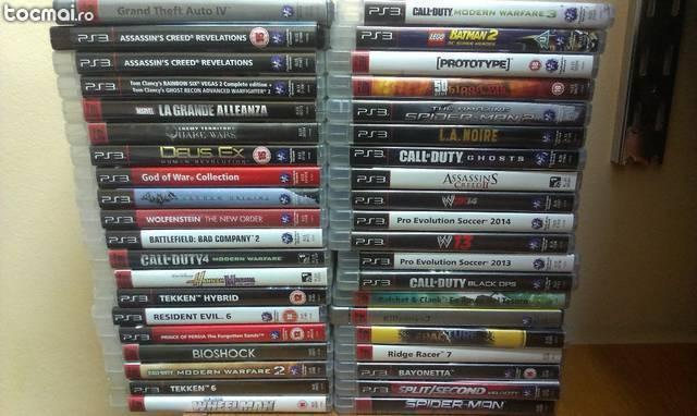 Jocuri PS4, PS3, Xbox 360, PS2, WII, PSP diverse titluri, schimb