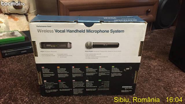 Microfon profesional wireless SHURE PG58/ PG4
