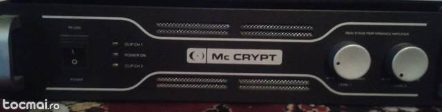 Mixer audio MS1202DS cu efecte si Bloc putere MC CRYPT