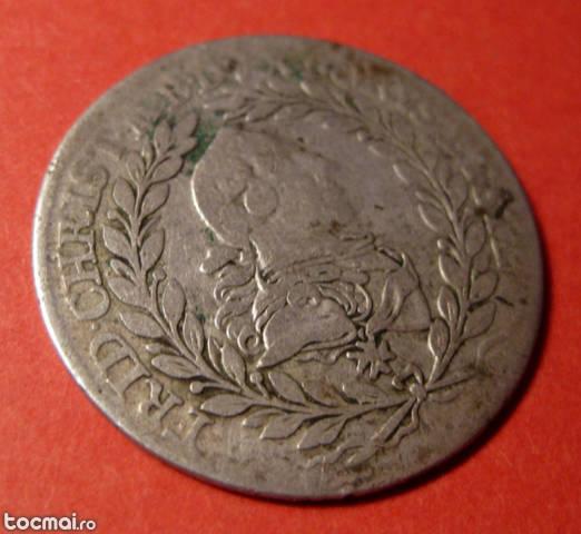 20 Kreuzer 1765 Bayreuth moneda argint Germania