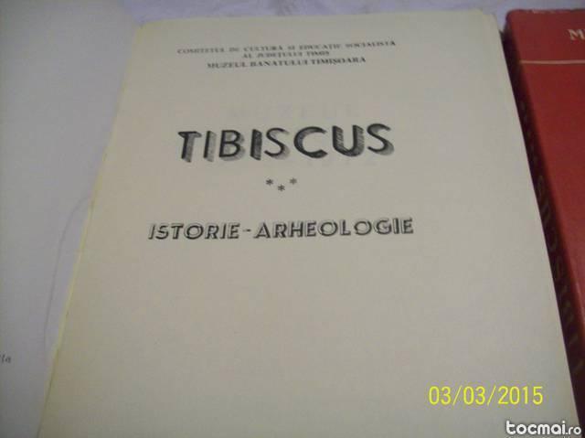 tibiscus- muzeul banatului timisoara 2 carti[vol 3+vol 5]