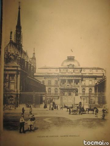 Album gravuri 1900- PARIS France- Pitoresque et Momumentale