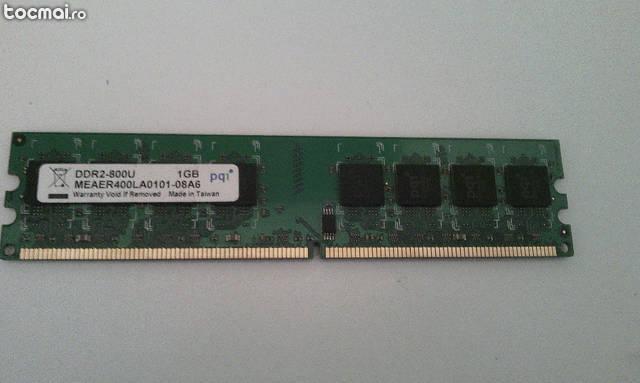 1 Gb DDR2 / 800 Mhz / PC2- 6400U / PQI / testat