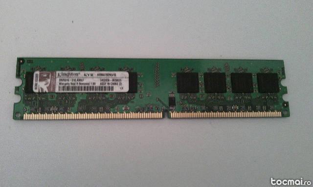 1 Gb Ram DDR2 / Kingston / 667 mhz / KVR667D2N5/ testat
