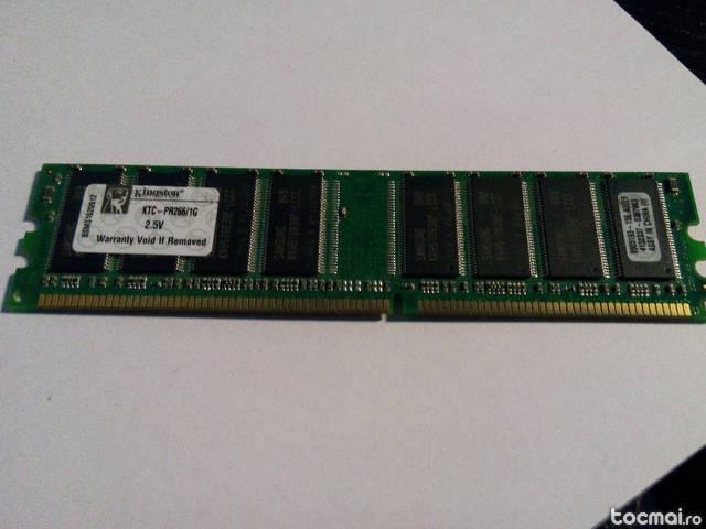 1GB DDR1 Desktop, 266Mhz, Kingston, Tesata Import Germania