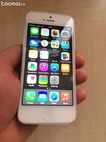 Apple iPhone 5, 16GB, Alb, codat Orange