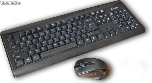 Kit Wireless Tastatura + Mouse A4Tech