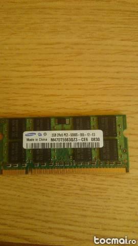 Memorie laptop 2GB DDR2 Samsung