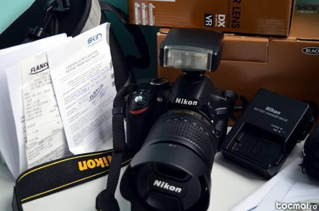 Nikon D3200 cu 18- 105 VR si blitz SB 400- Nou cu garantie