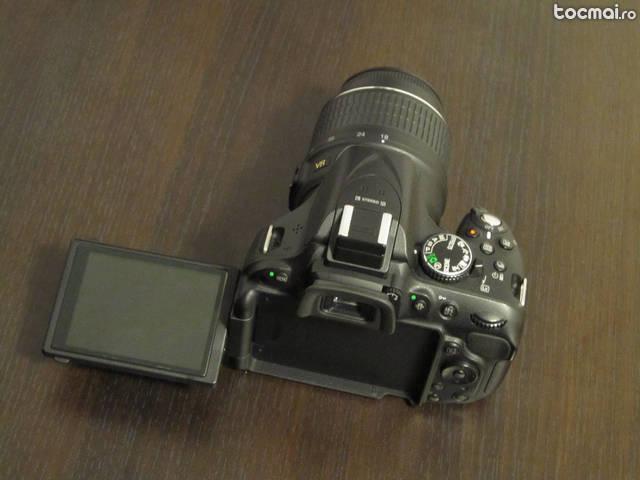Nikon D5200 + 18- 55mm + 55- 300mm
