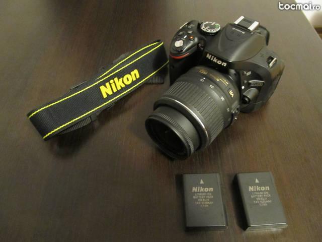 Nikon D5200 + 18- 55mm + 55- 300mm