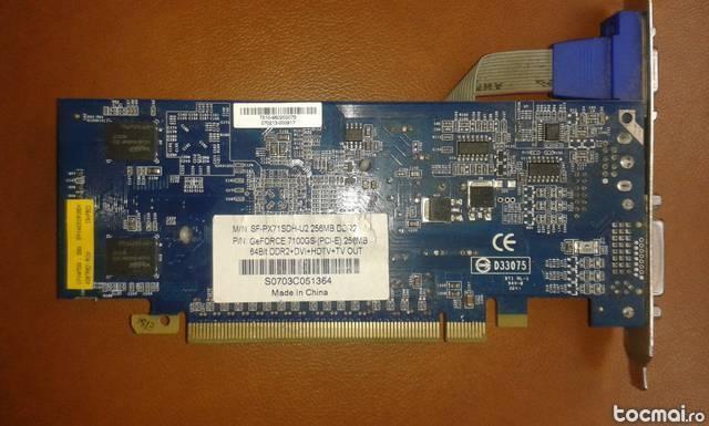 Placa video 256 Mb PCI- E