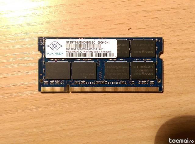 Ram Laptop DDR2 2Gb NT2GT64U8HDOBN- C3