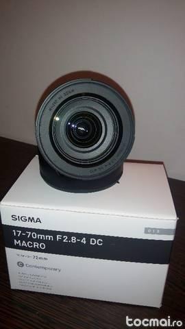 Sigma 17- 70mm f/ 2. 8- 4 DC Macro OS HSM - C- Canon EOS