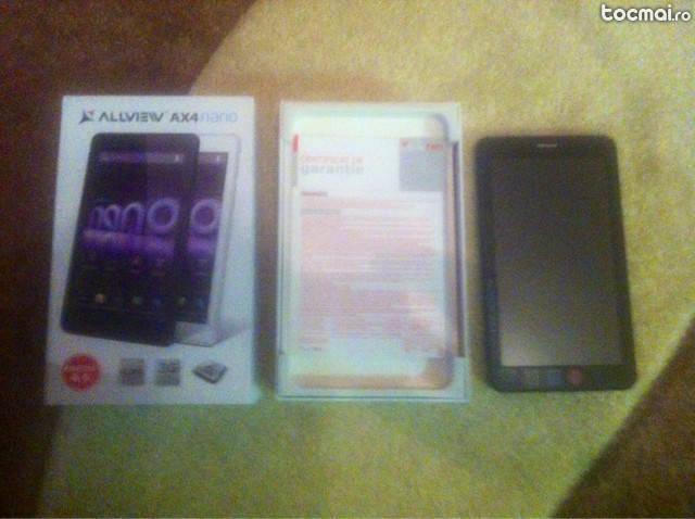 tableta allview AX4 nano noua , call function, 3G full box