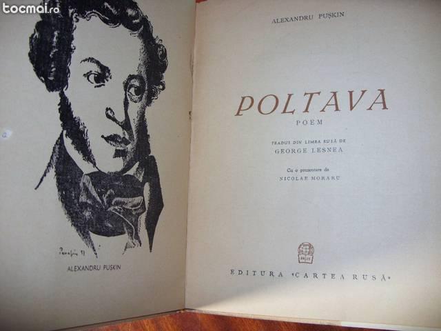 Alexandru Puskin - Poltava ( foarte rara, cu ilustratii )