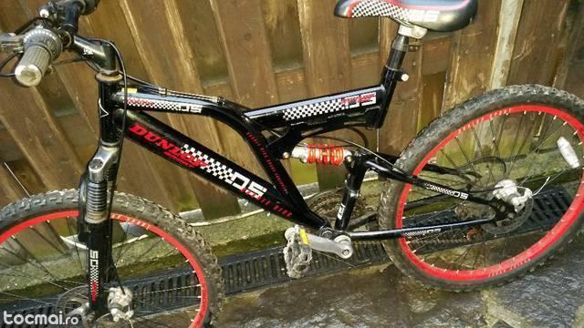 Bicicleta Dunlop copii 10 15 ani cu frani pe disc